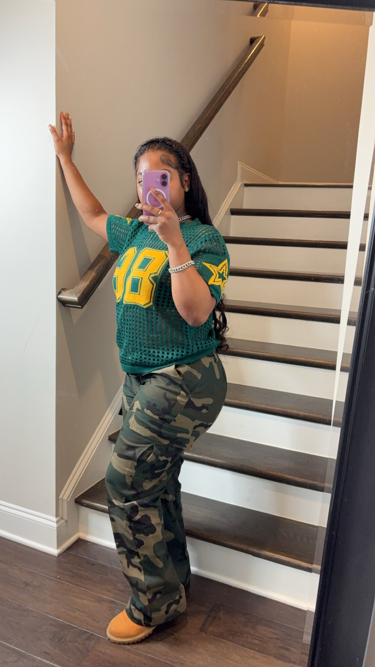 Green 1986 Jersey Top