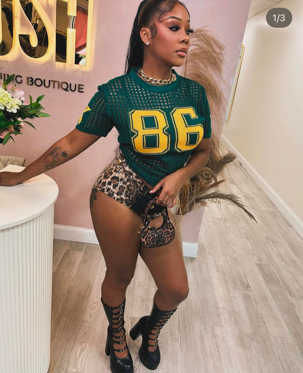 Green 1986 Jersey Top