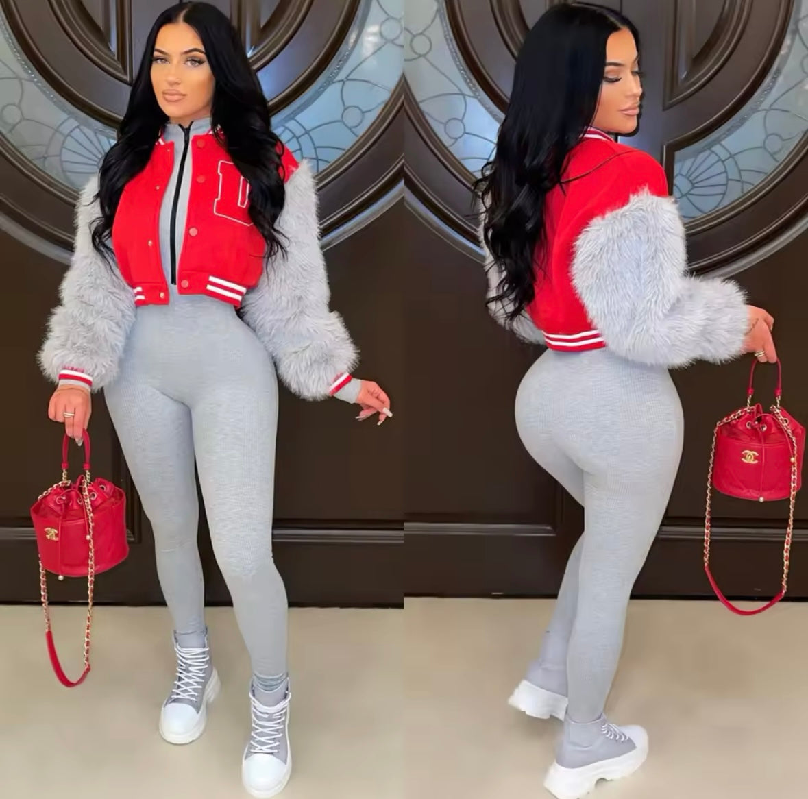 Red FurReal Jacket