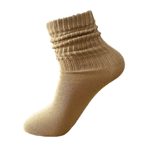 Tan Slouch Socks