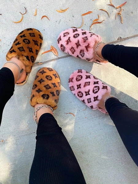 Pink Louie Slippers