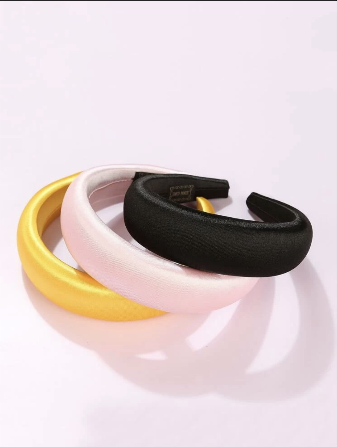 Light Pink Satin Headband