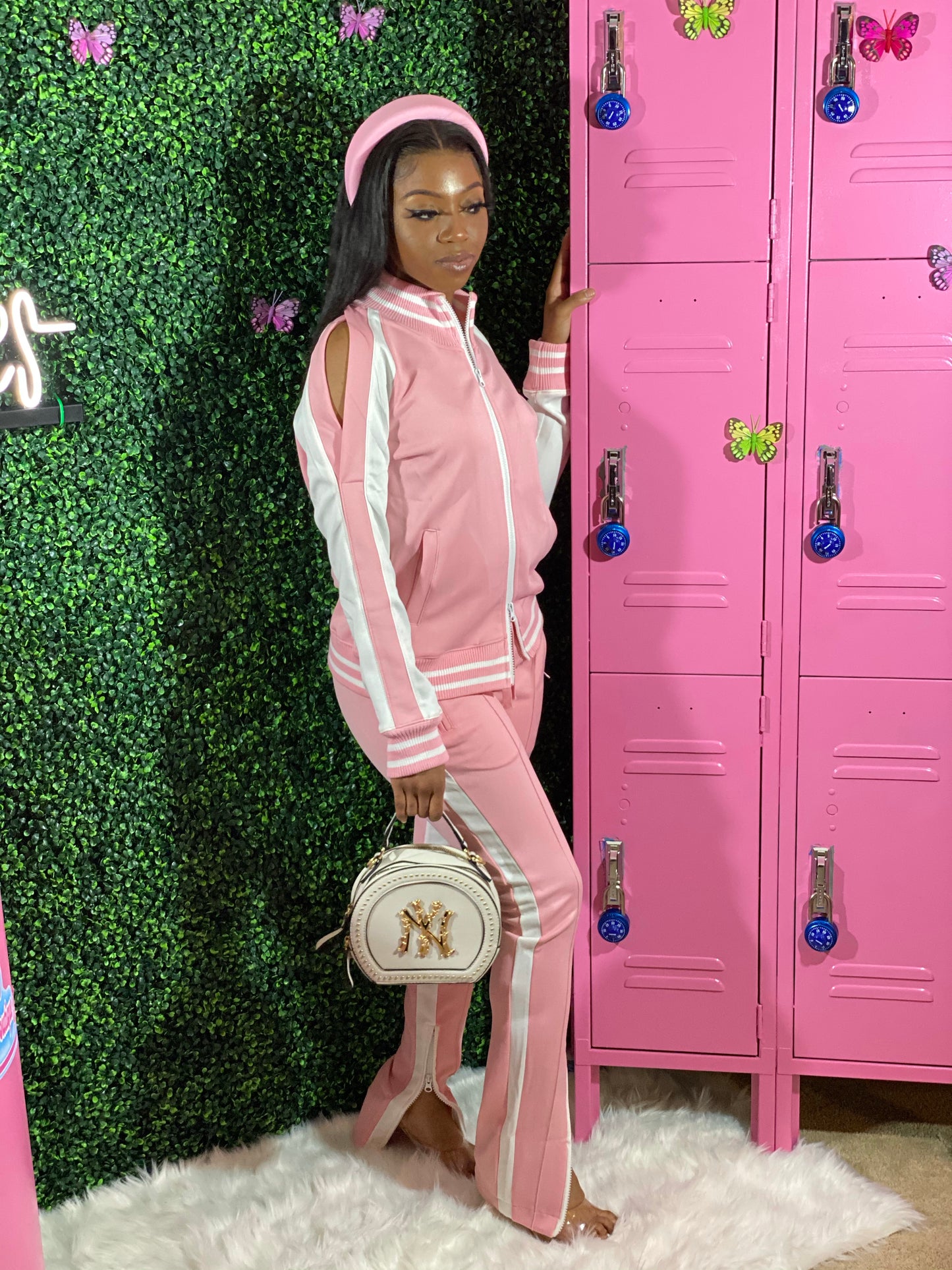 Pink “Round the Way” Set