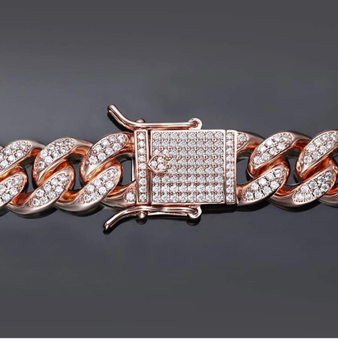 Rose Gold Cuban Anklet