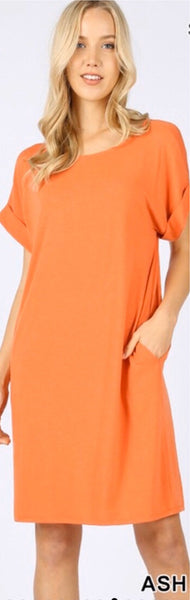 Orange “Chill” Dress