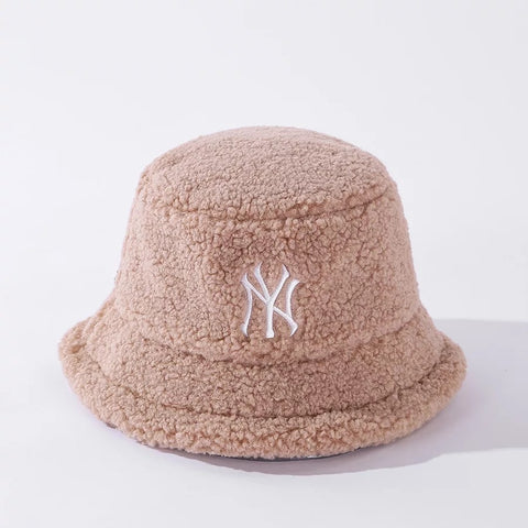 Tan NY Bucket Hat