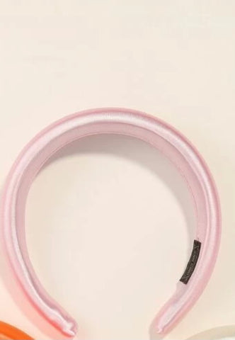 Light Pink Satin Headband