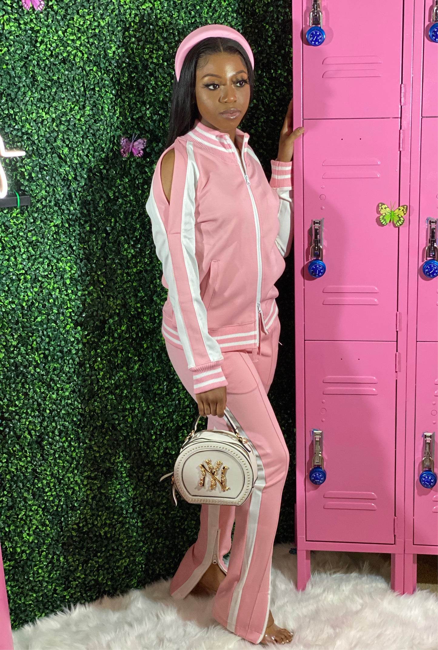 Pink “Round the Way” Set
