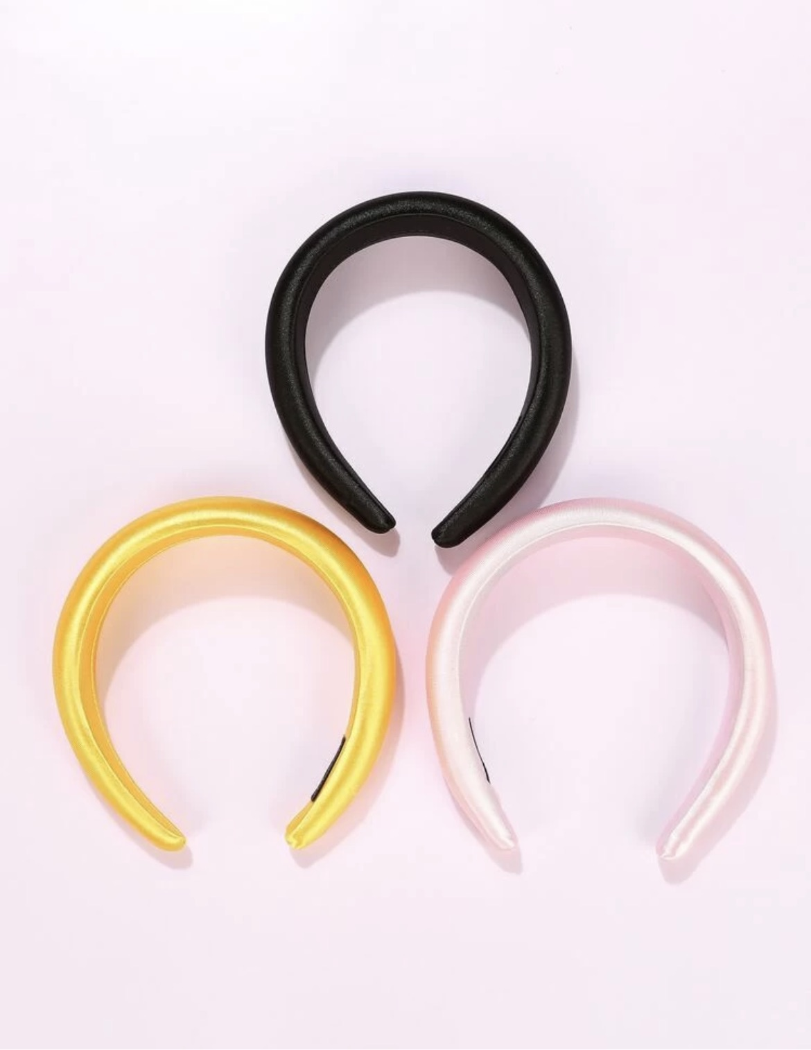 Light Pink Satin Headband