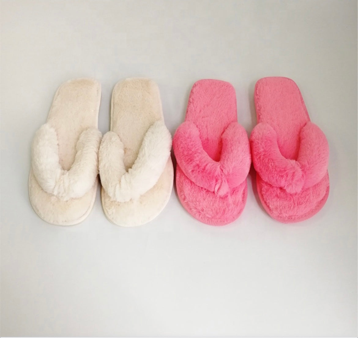 Cream Cozy Slippers