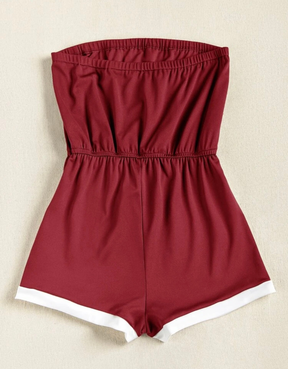 Red “Chelsea” Romper