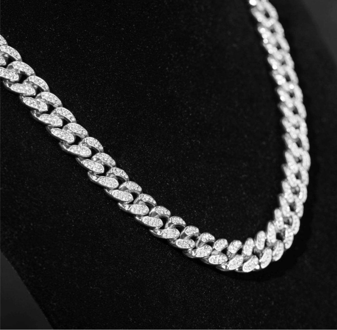 Silver Cuban Necklace