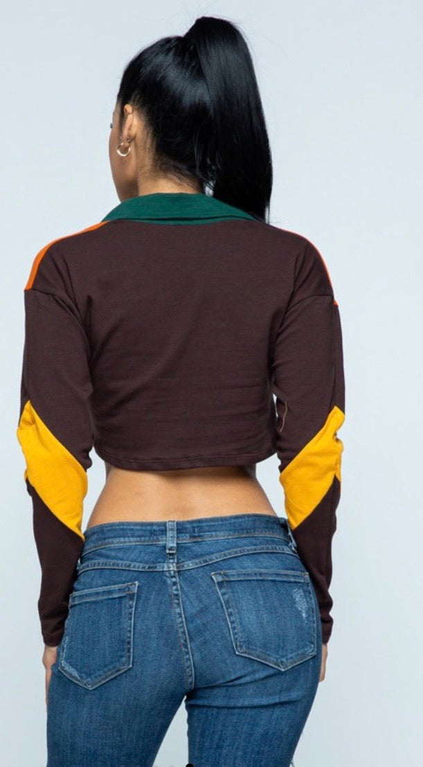 ColorBlock Crop-Top