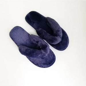 Navy Cozy Slippers