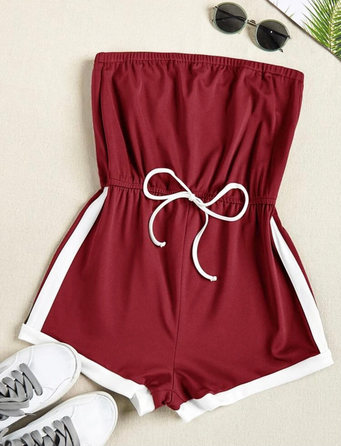 Red “Chelsea” Romper