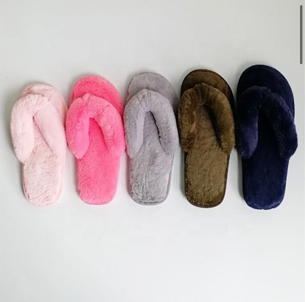 Light Pink Cozy Slippers