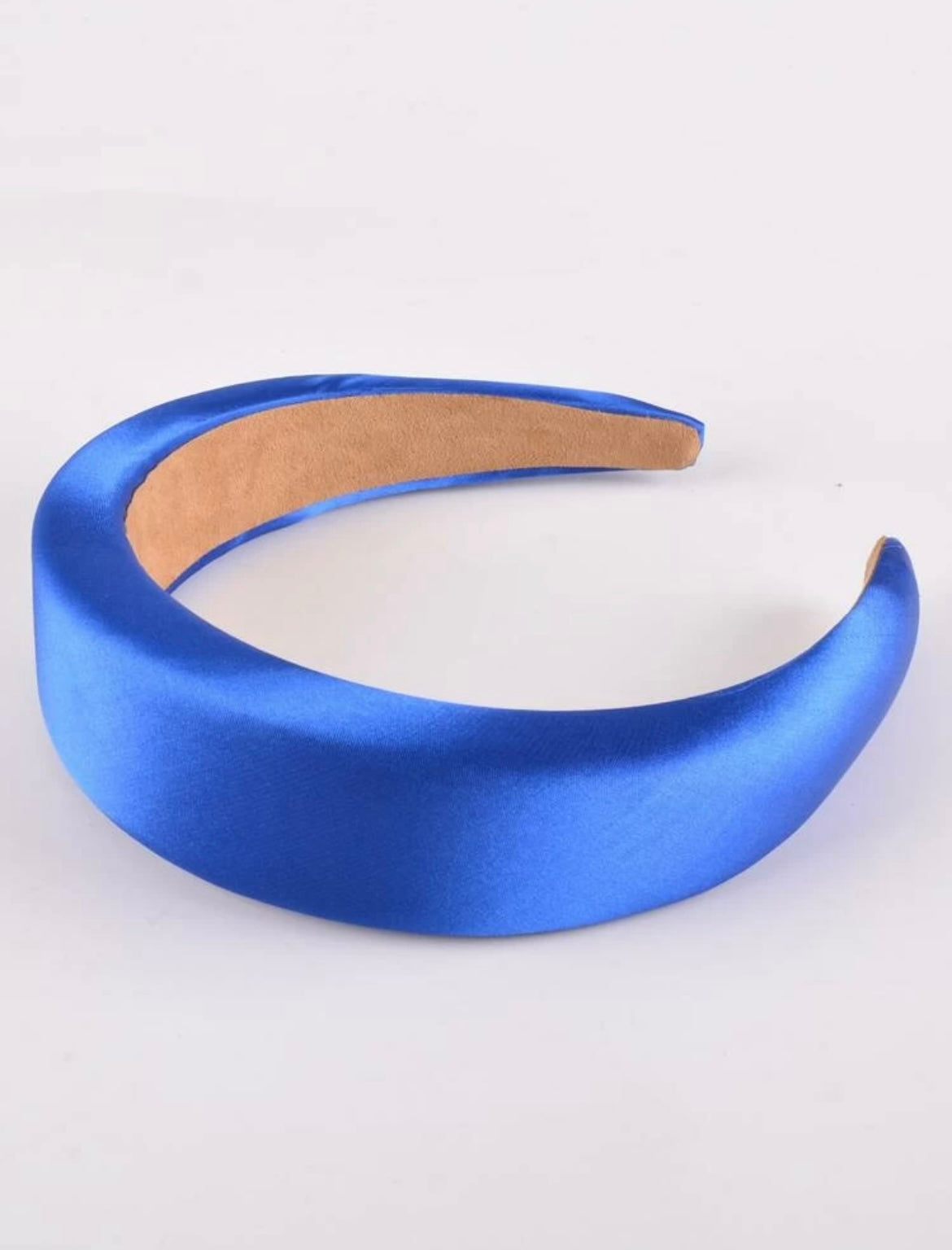 Blue Satin Headband