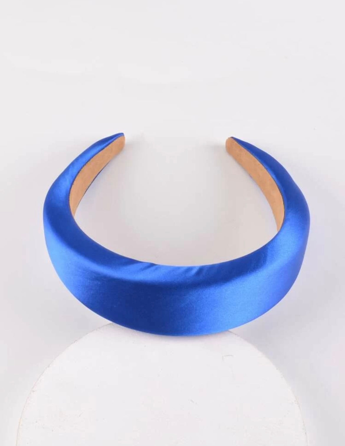 Blue Satin Headband