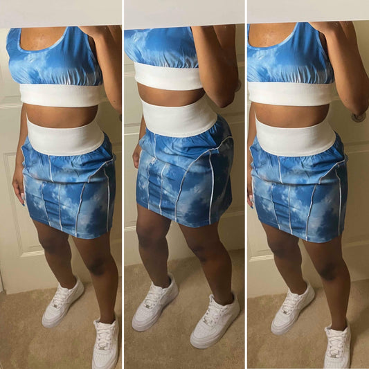 “Cloud 9” Skirt Set