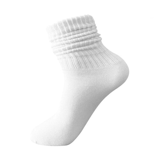 White Slouch Socks